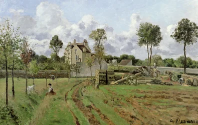 Landskab, Louveciennes, ca. 1872